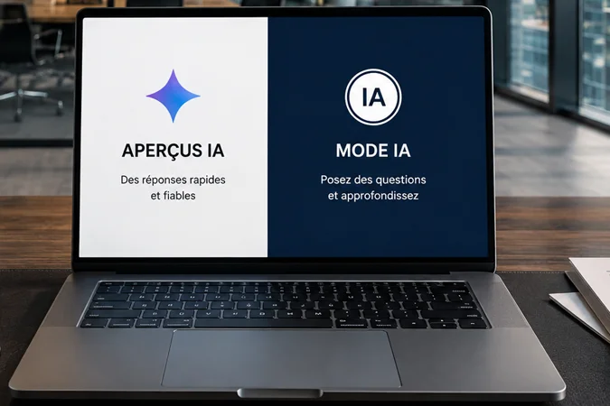 Aperçus IA et Mode IA : quelles différences entre les deux nouveautés de Google ?